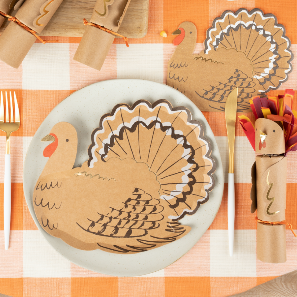 Turkey plates for sales thanksgiving