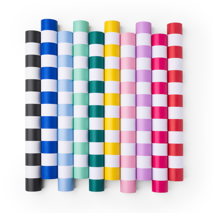 LE LILAC SIGNATURE CABANA STRIPE TABLE RUNNER Bonjour Fête Table Covers & Placemats LE LILAC SIGNATURE CABANA STRIPE TABLE RUNNER Bonjour Fete - Party Supplies