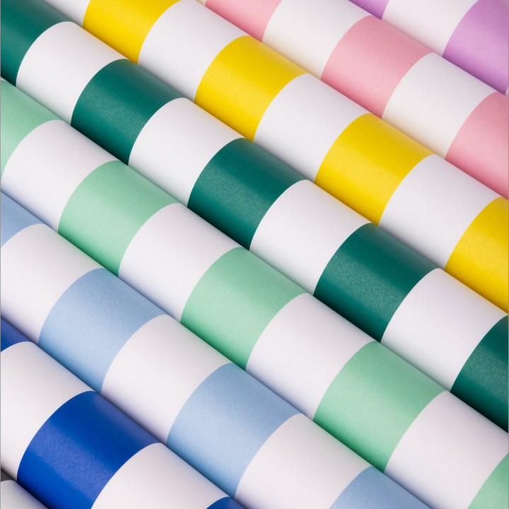 FRESH MINT SIGNATURE CABANA STRIPE TABLE RUNNER Bonjour Fête Table Covers & Placemats FRESH MINT SIGNATURE CABANA STRIPE TABLE RUNNER Bonjour Fete - Party Supplies