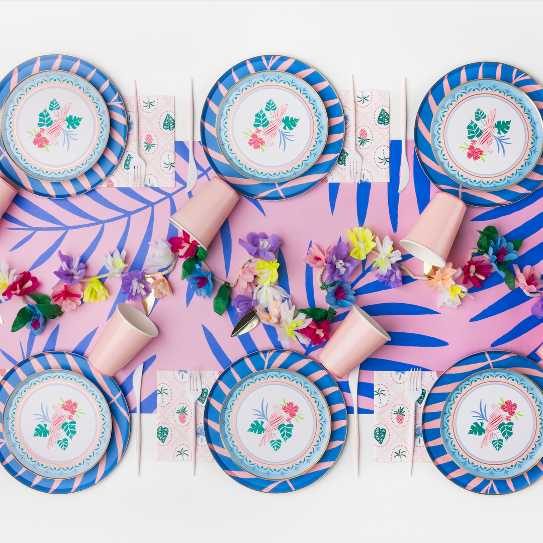 PETAL PINK SIGNATURE CUPS Bonjour Fete Cups PETAL PINK SIGNATURE CUPS Bonjour Fete - Party Supplies