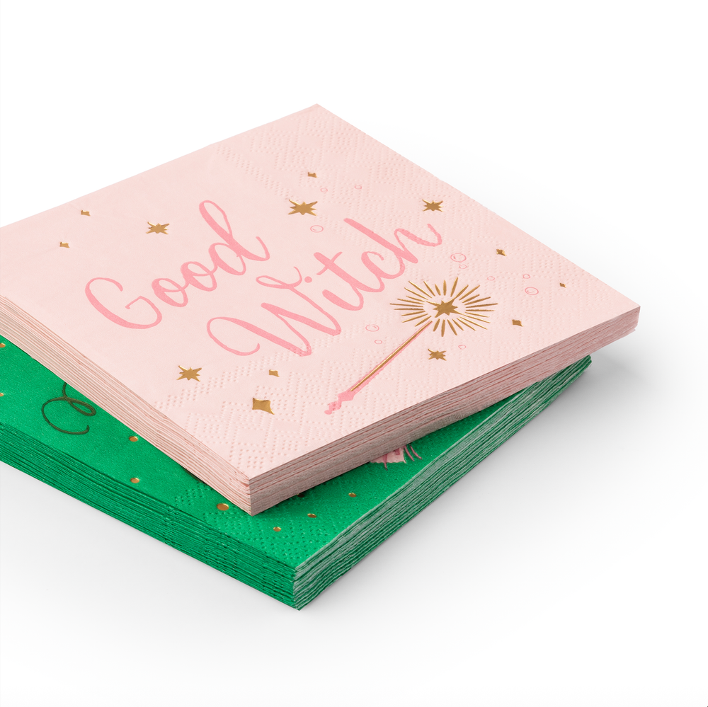 GOOD & WICKED WITCH COCKTAIL NAPKINS Bonjour Fete Napkins GOOD & WICKED WITCH COCKTAIL NAPKINS Bonjour Fete - Party Supplies