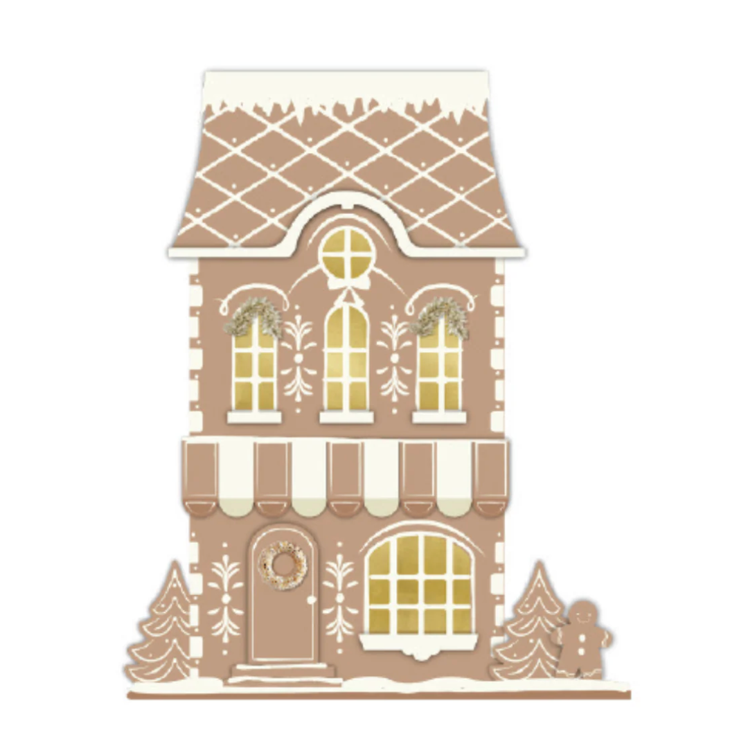 GINGERBREAD SHOP My Mind’s Eye CHRISTMAS DECOR GINGERBREAD SHOP Bonjour Fete - Party Supplies