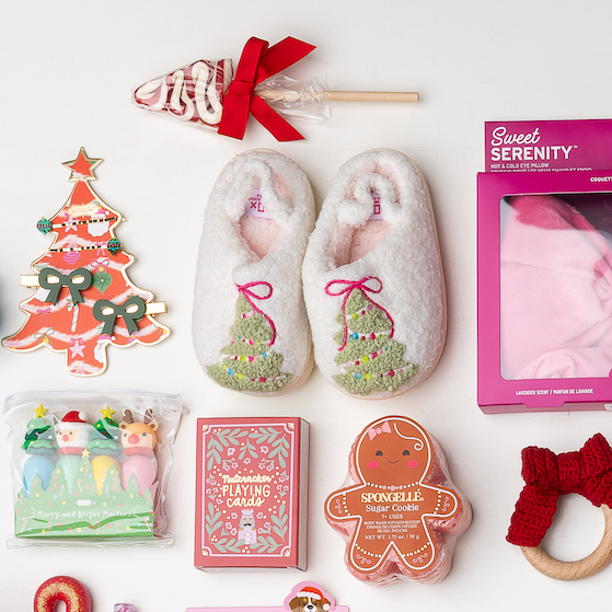 TODDLER CHRISTMAS TREE SLIPPERS Rock Paper Scissors Stocking Stuffers & Holiday Party Favors TODDLER CHRISTMAS TREE SLIPPERS Bonjour Fete - Party Supplies