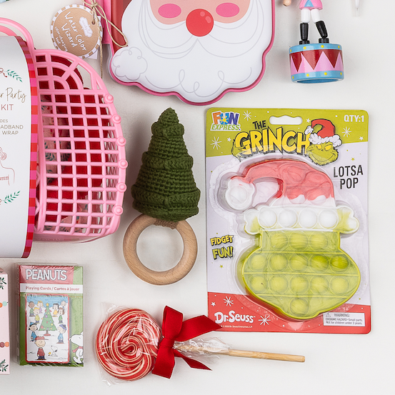 THE GRINCH POPPING TOY Fun Express Stocking Stuffers & Holiday Party Favors THE GRINCH POPPING TOY Bonjour Fete - Party Supplies