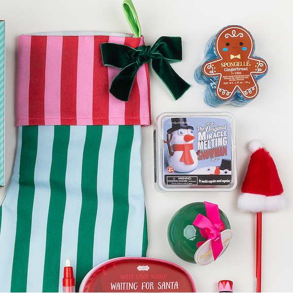 GINGERBREAD SHOWER BUFFER SPONGE Spongellé Holiday Bath GINGERBREAD SHOWER BUFFER SPONGE Bonjour Fete - Party Supplies