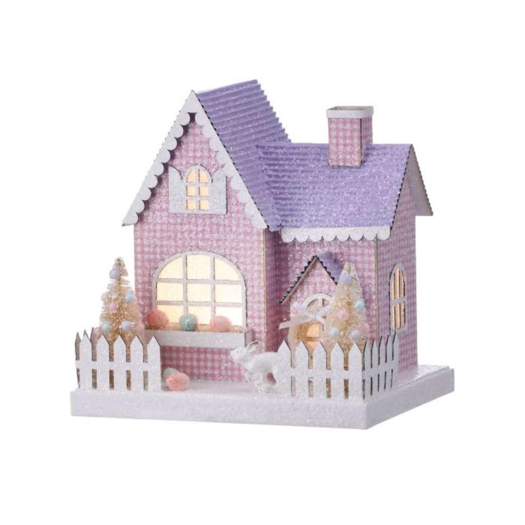 SPRING GINGHAM HOUSE Regency International Easter Home SPRING GINGHAM HOUSE Bonjour Fete - Party Supplies