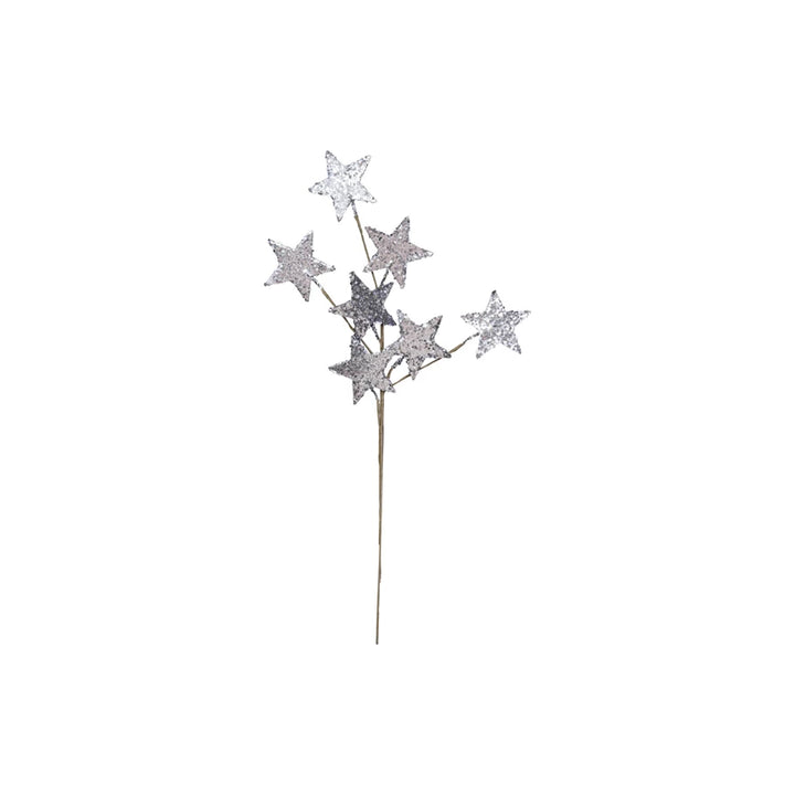 GLITTER STAR SPRAY Creative Co-op Silver GLITTER STAR SPRAY Bonjour Fete - Party Supplies
