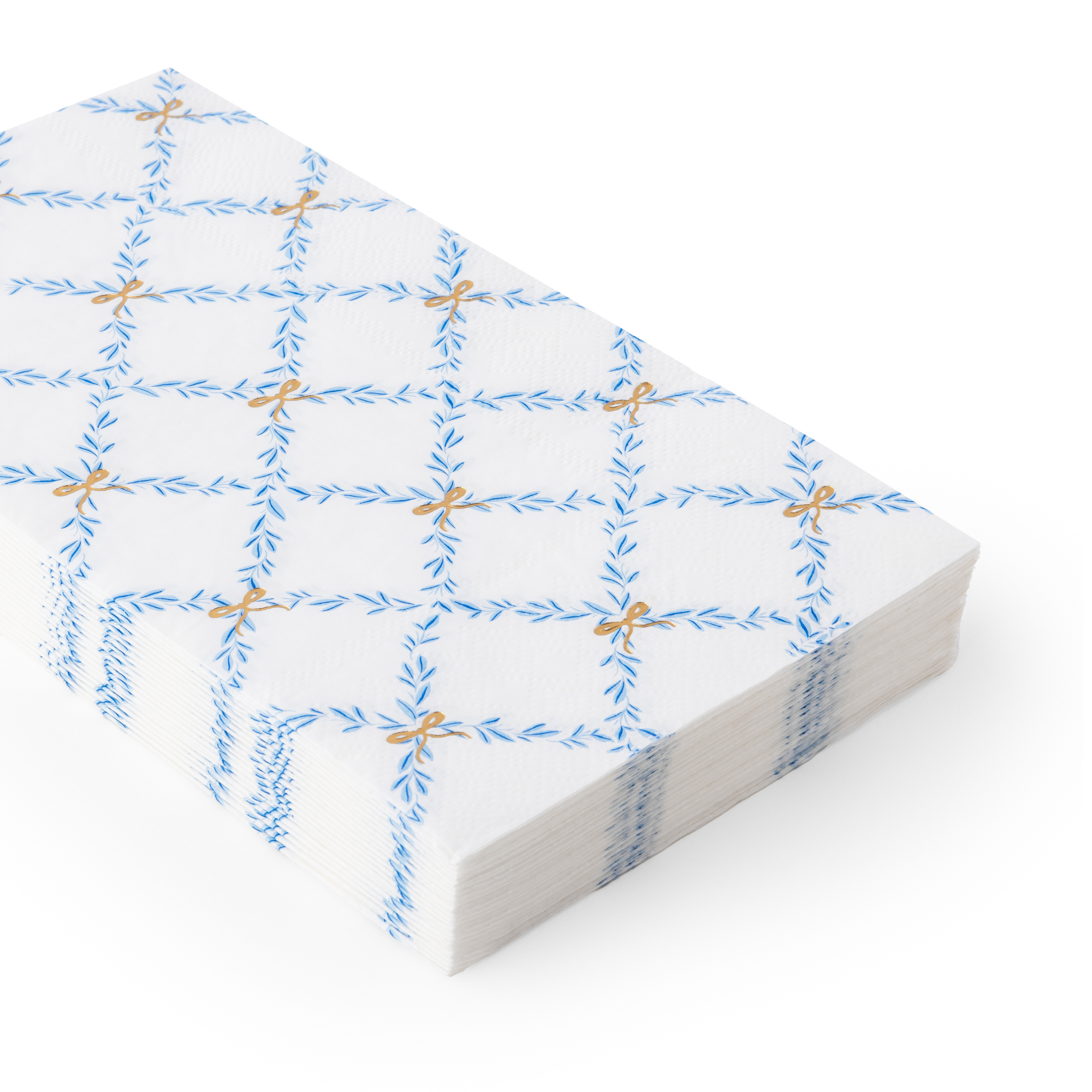 Sky Blue Trellis Guest Towels - Thumbnail 3