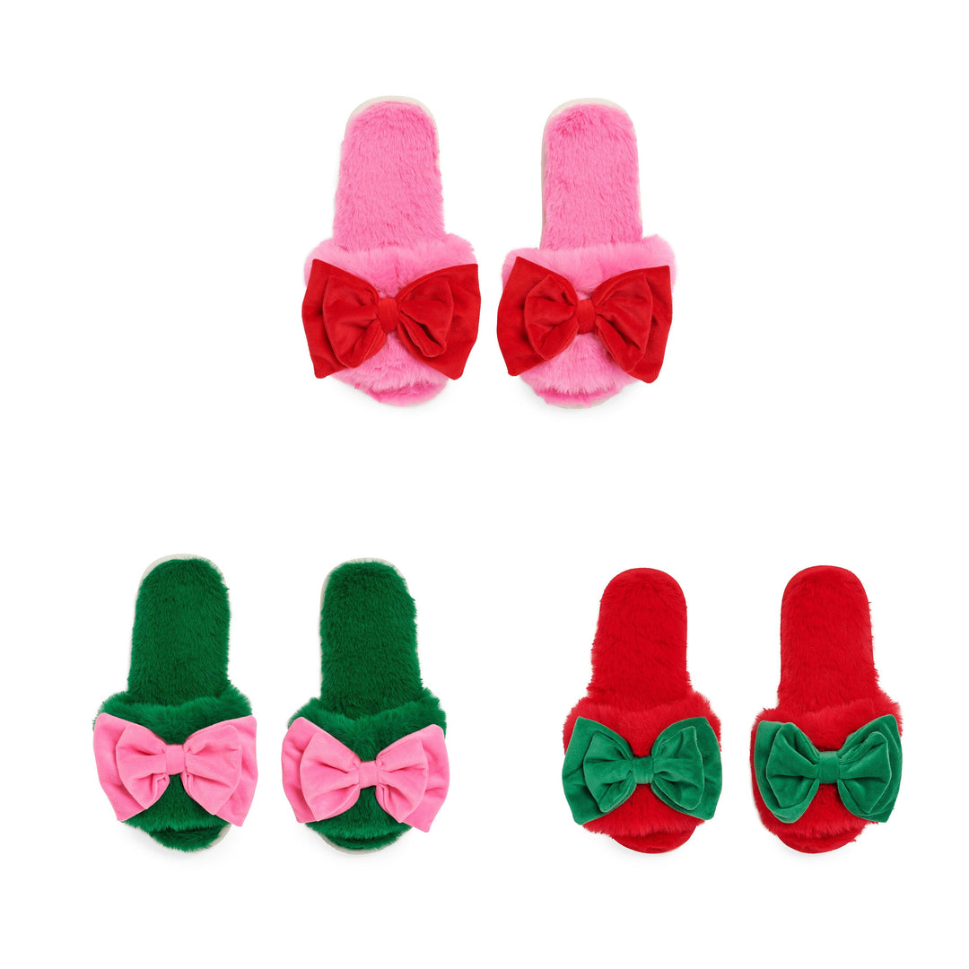 Shiraleah Noelle Slippers Shiraleah Retail Slippers Shiraleah Noelle Slippers Bonjour Fete - Party Supplies