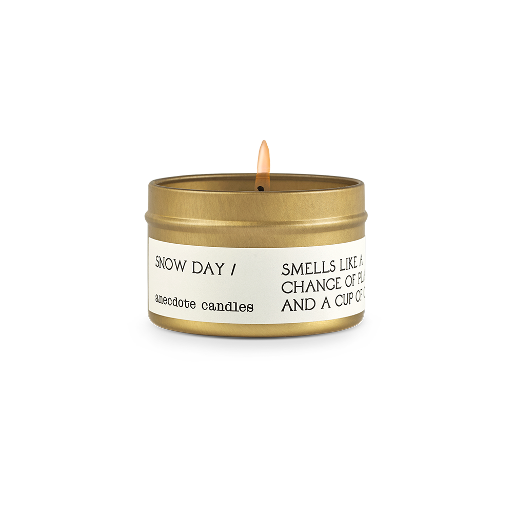 SNOW DAY CANDLE Anecdote Candles candle SNOW DAY CANDLE Bonjour Fete - Party Supplies