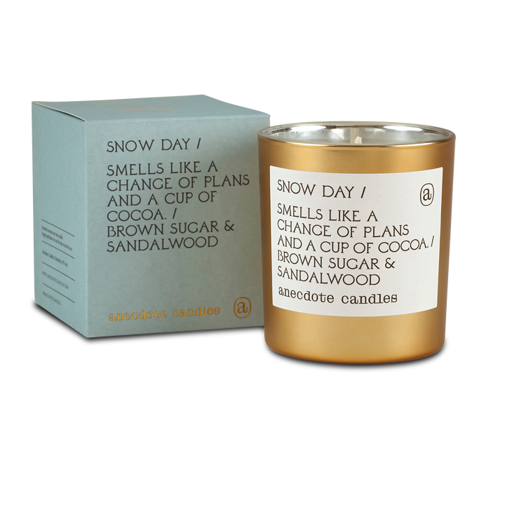 SNOW DAY CANDLE Anecdote Candles candle SNOW DAY CANDLE Bonjour Fete - Party Supplies
