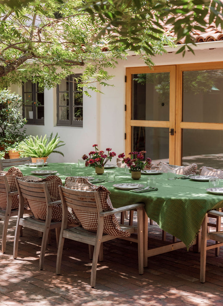 SOHO - Two Toned Evergreen Tablecloth Heather Taylor Home variable SOHO - Two Toned Evergreen Tablecloth Bonjour Fete - Party Supplies