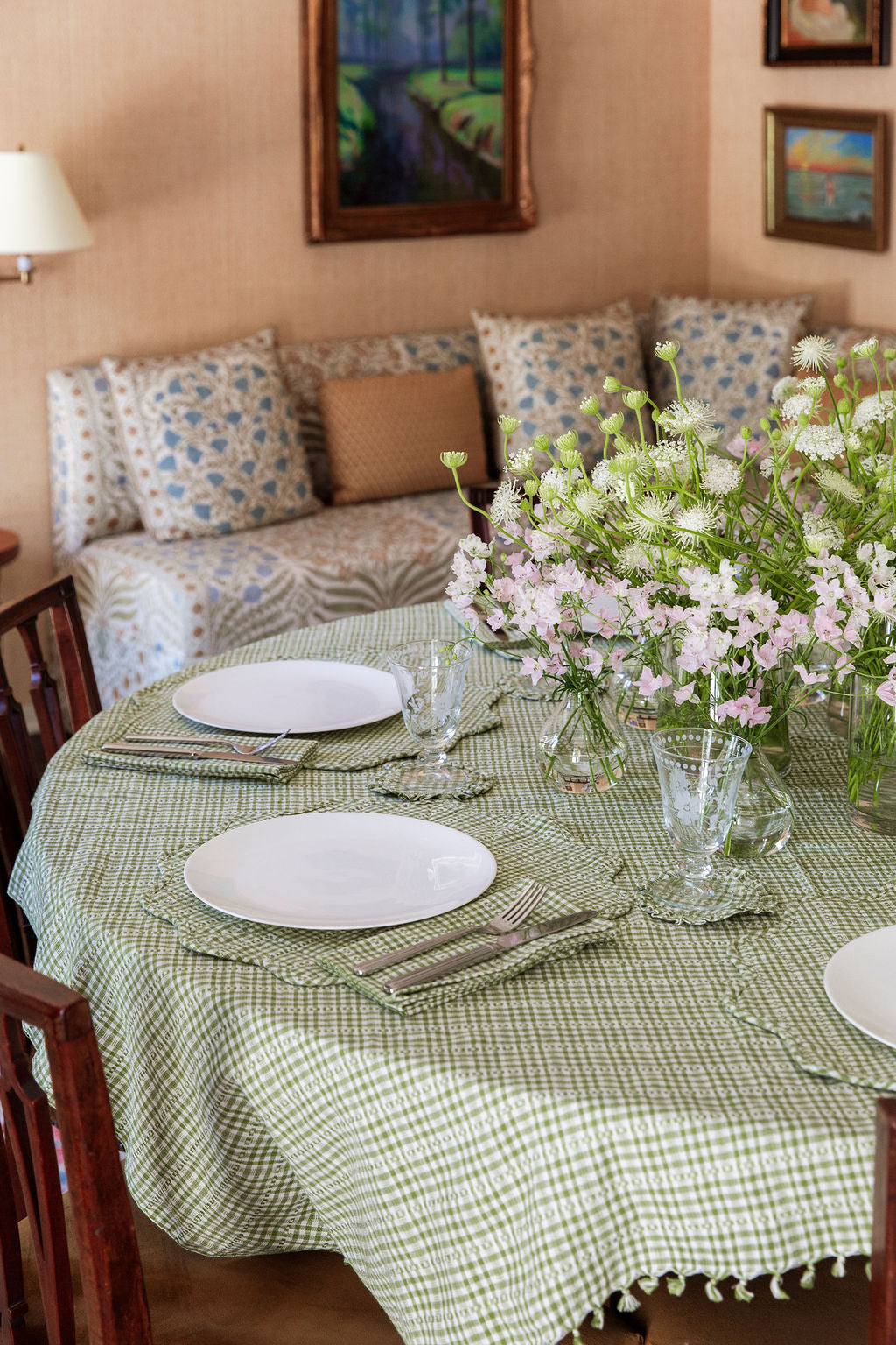Soho Olive Tablecloth