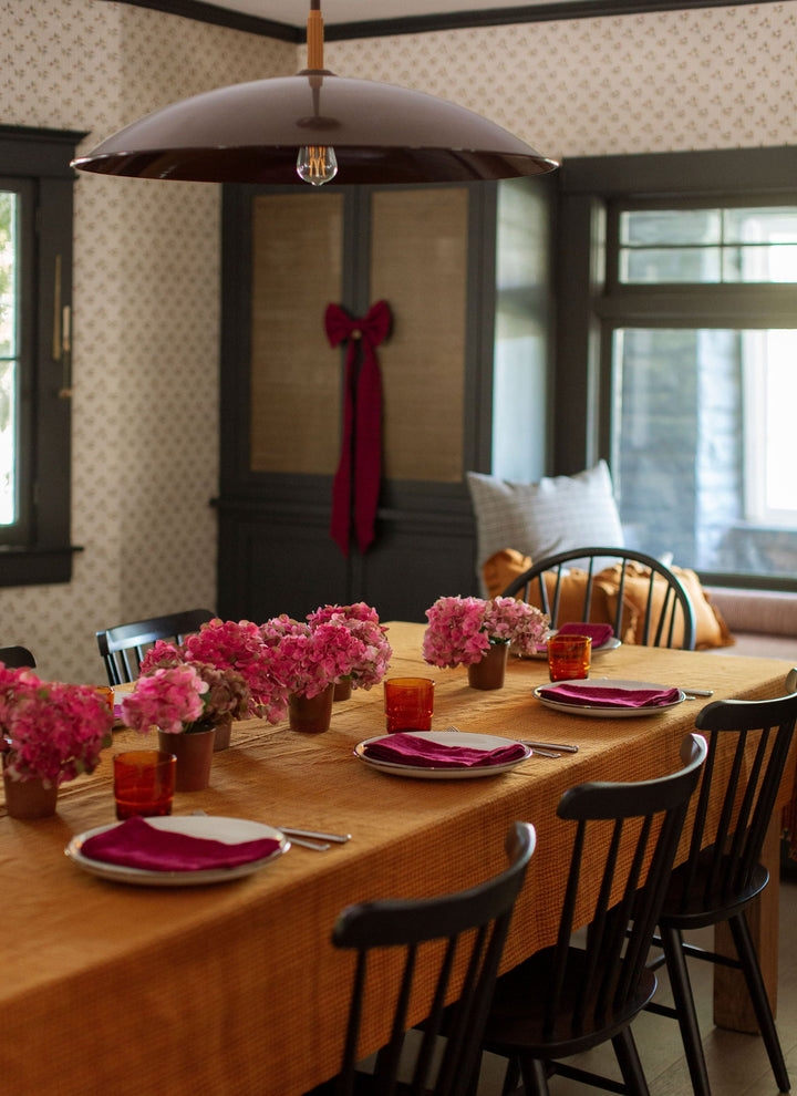 SOHO - Two Toned Amber Tablecloth Heather Taylor Home variable SOHO - Two Toned Amber Tablecloth Bonjour Fete - Party Supplies