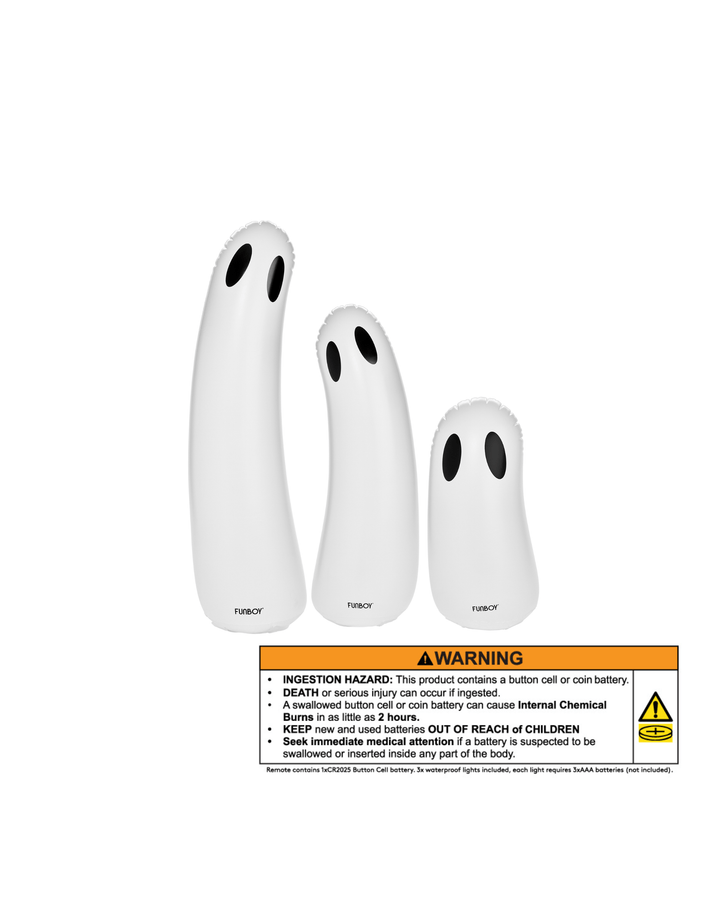 INFLATABLE STANDING HALLOWEEN GHOST DECOR Funboy Halloween Decor INFLATABLE STANDING HALLOWEEN GHOST DECOR Bonjour Fete - Party Supplies