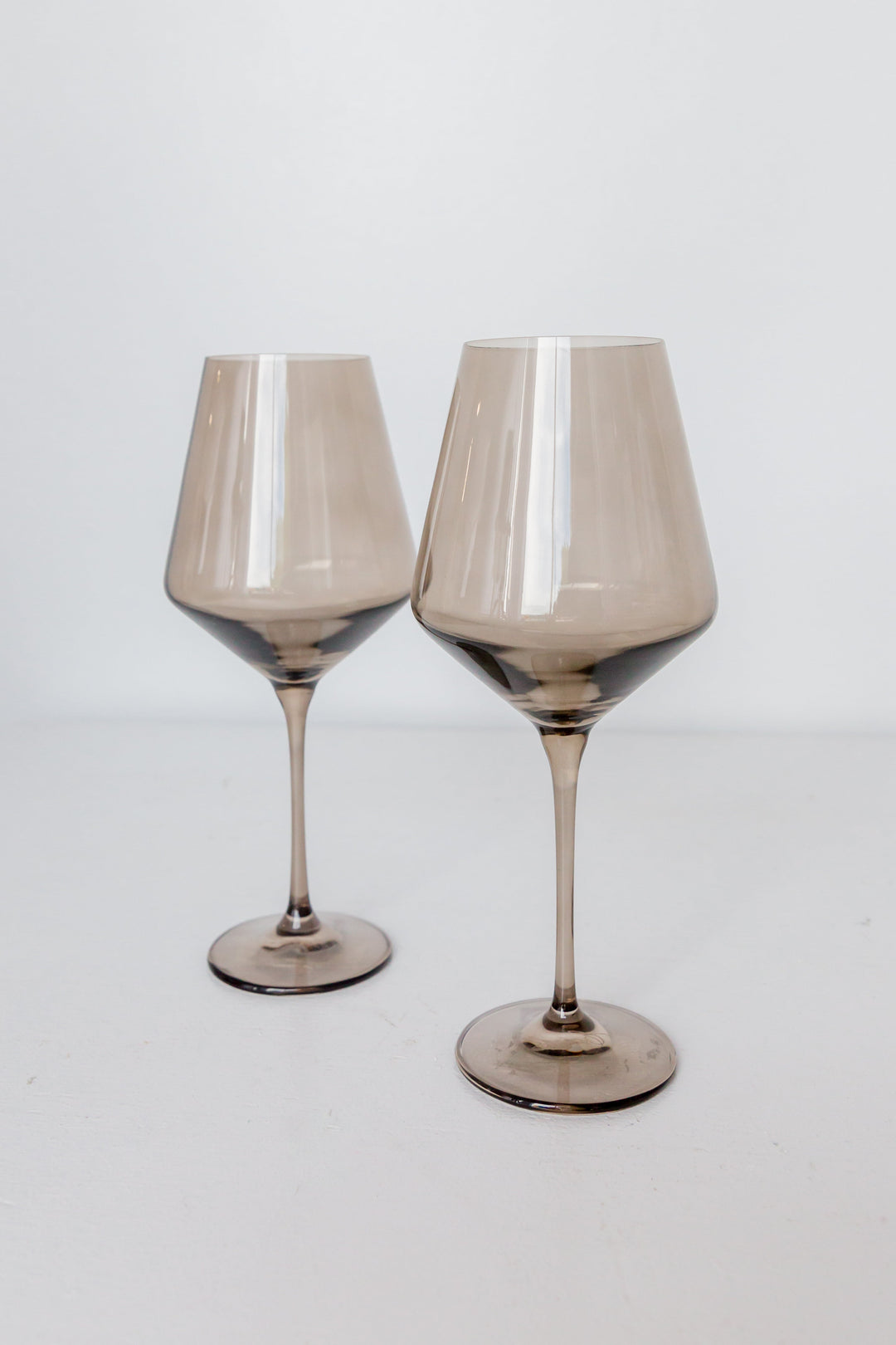 Estelle Colored Wine Stemware - Set of 6 {Mocha Mousse (Our Amber Smoke)}