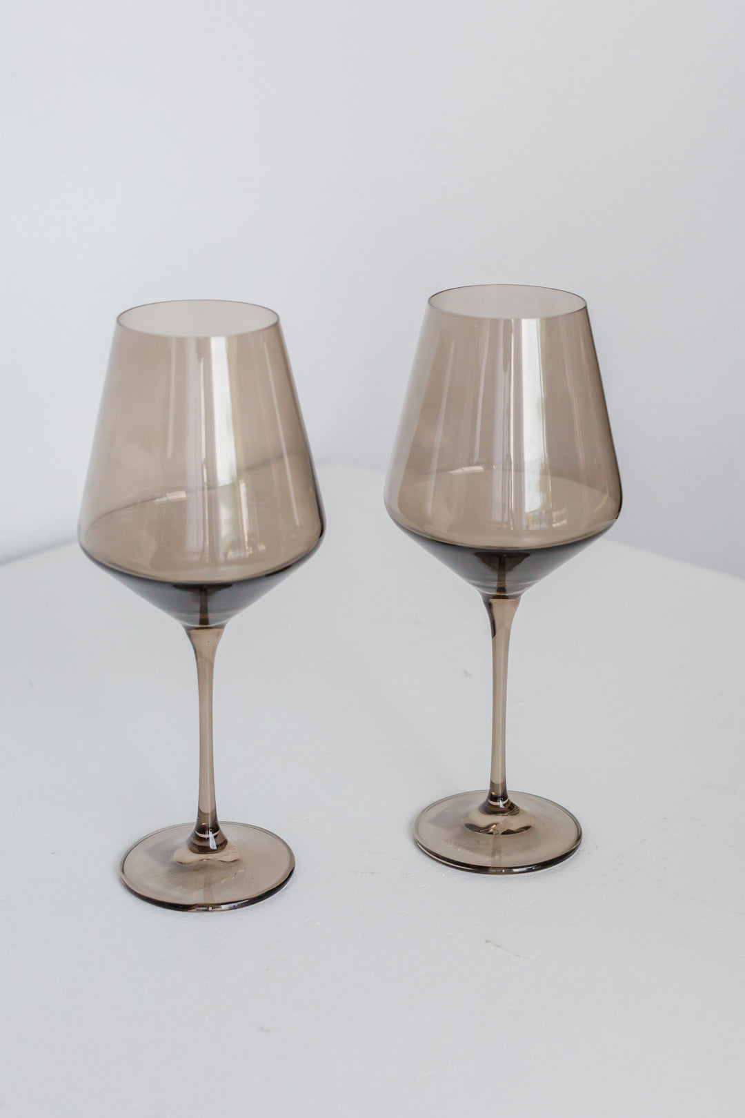 Estelle Colored Wine Stemware - Set of 6 {Mocha Mousse (Our Amber Smoke)}