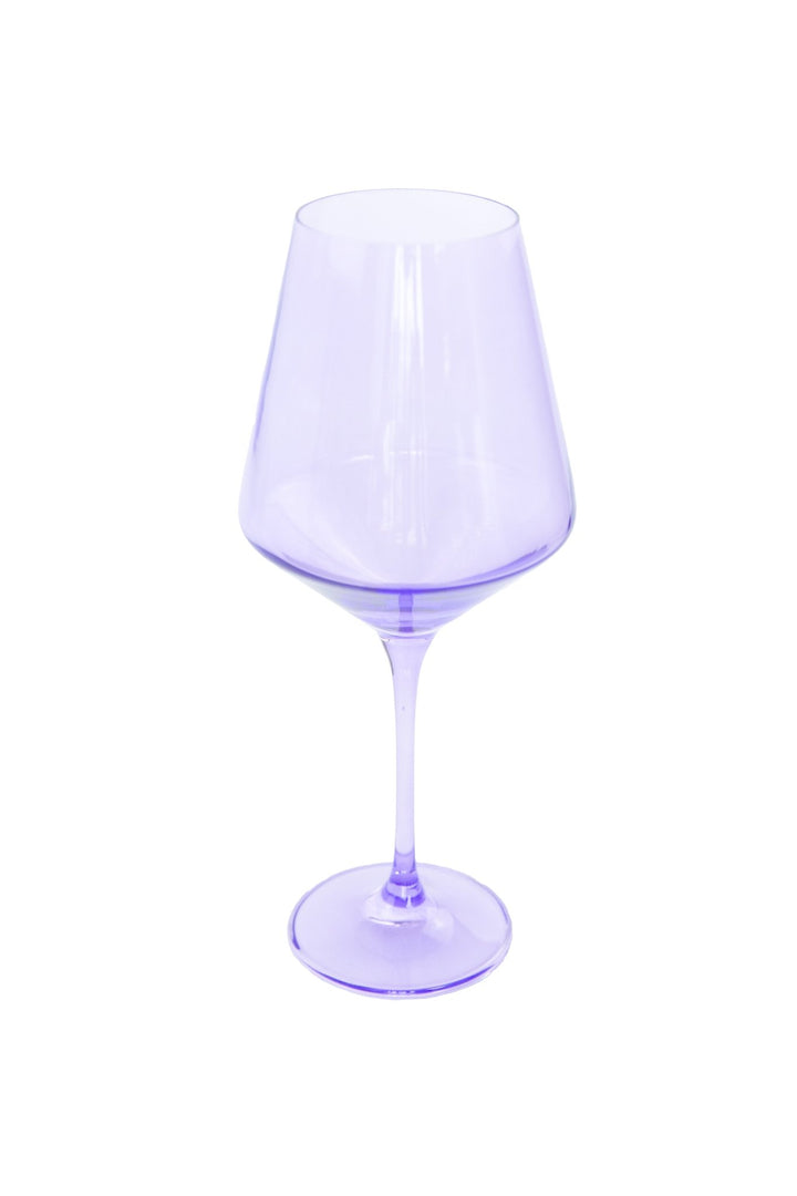 Estelle Colored Wine Stemware - Set of 6 {Lavender}