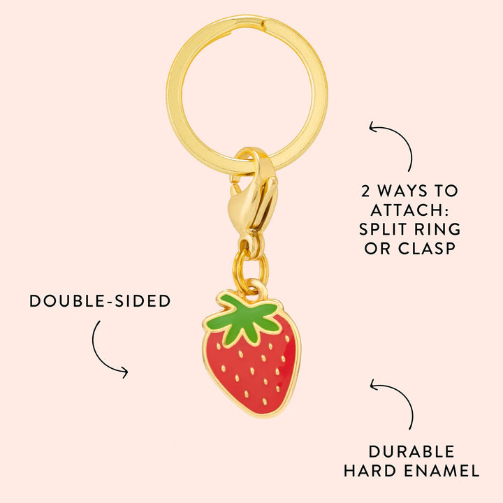 Strawberry Patch Collar Charm Set
