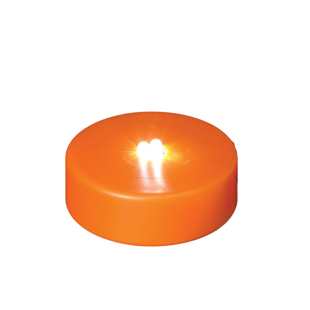 HALLOWEEN STROBE TEA LIGHT The Gerson Companies Bonjour Fete - Party Supplies