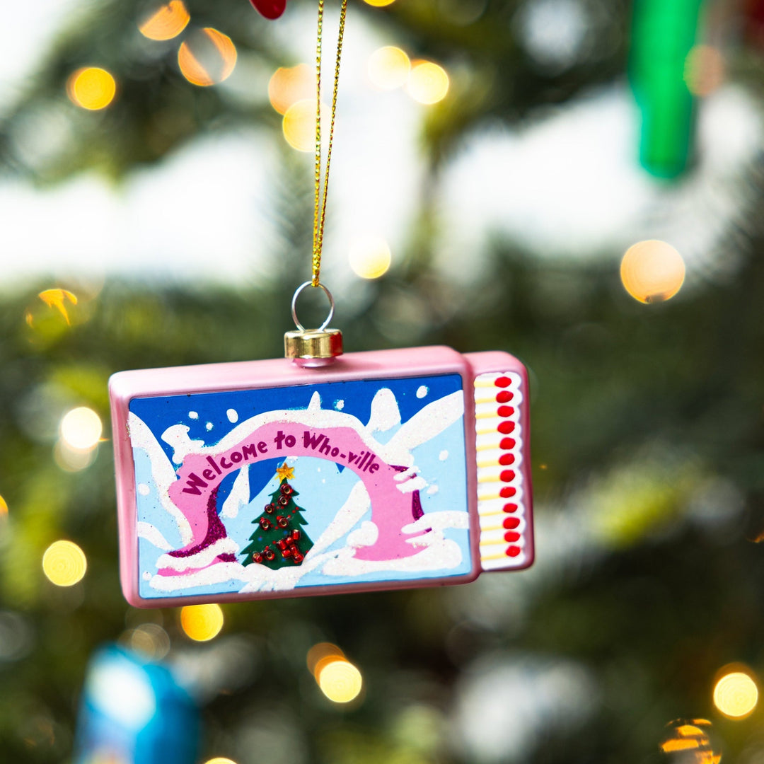 Matchbook Ornament - Whoville Furbish Studio Ornaments Matchbook Ornament - Whoville Bonjour Fete - Party Supplies
