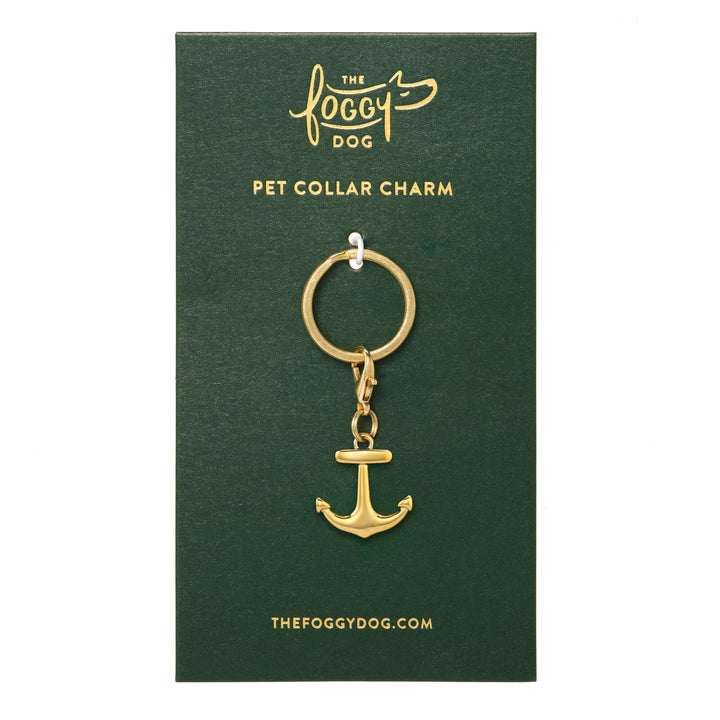 Anchor charm shown on its backing card
