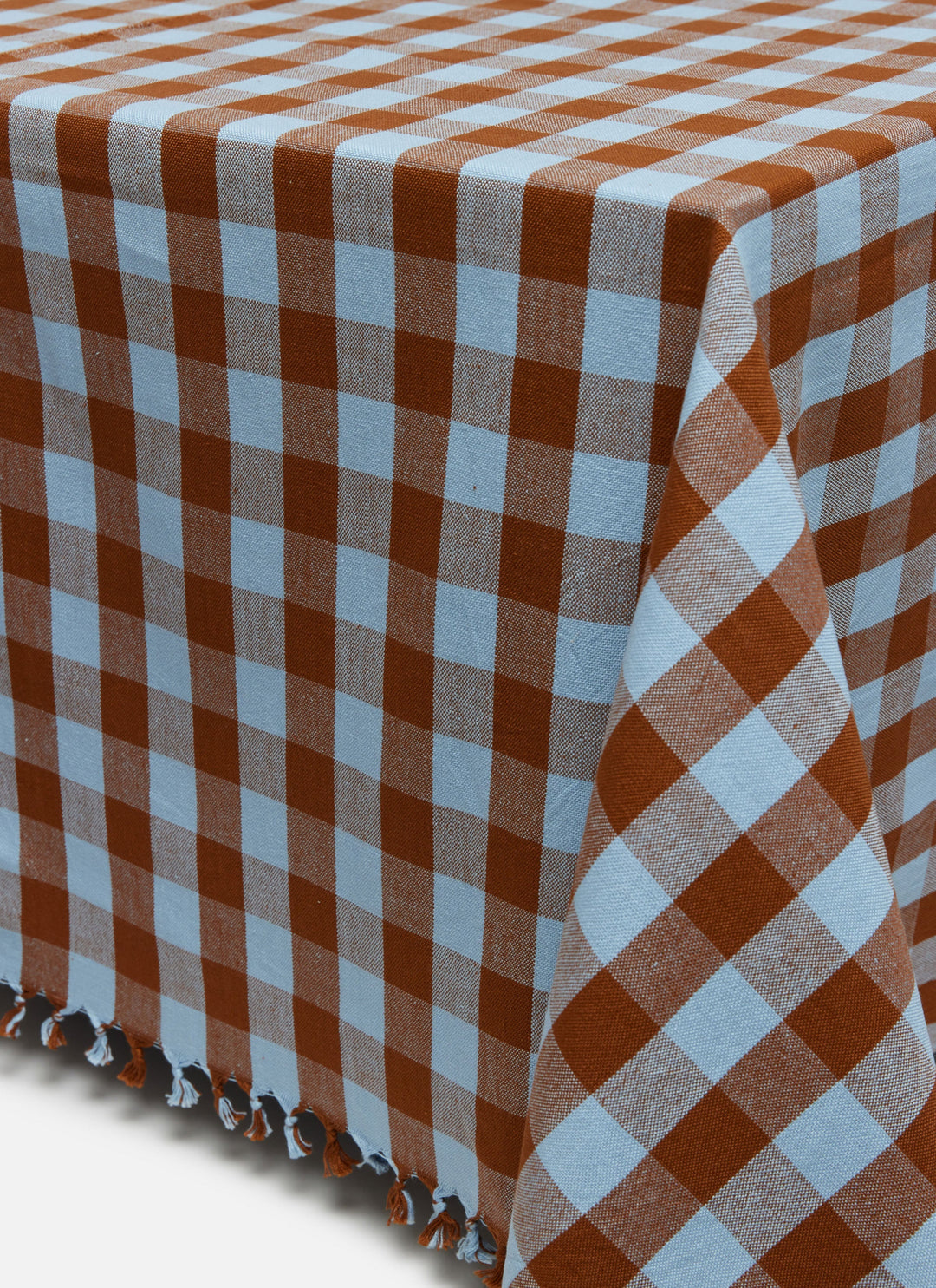 CANDY GINGHAM - Blue Tablecloth Heather Taylor Home variable CANDY GINGHAM - Blue Tablecloth Bonjour Fete - Party Supplies