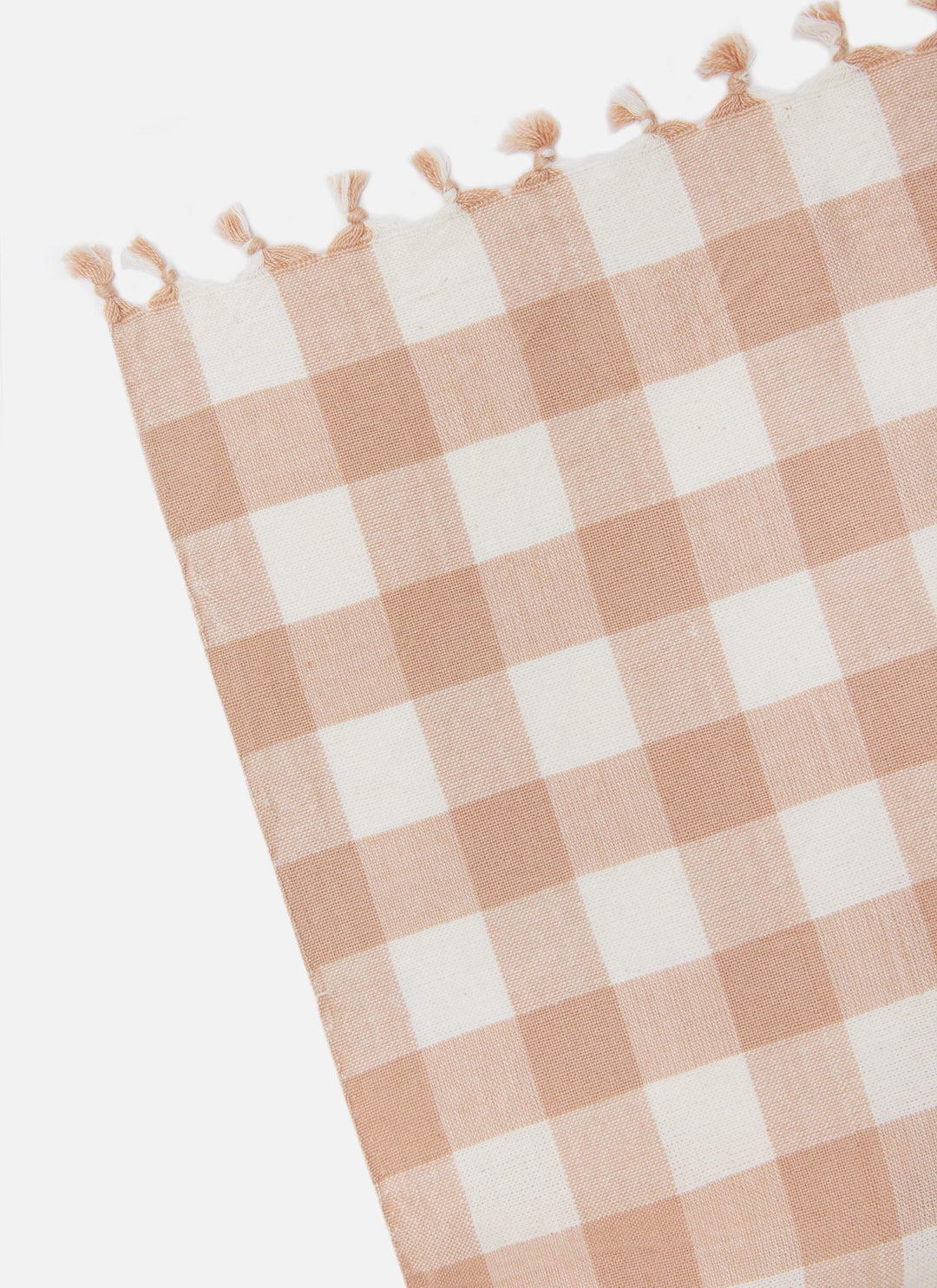 GINGHAM - Blush Tablecloth Heather Taylor Home GINGHAM - Blush Tablecloth Bonjour Fete - Party Supplies