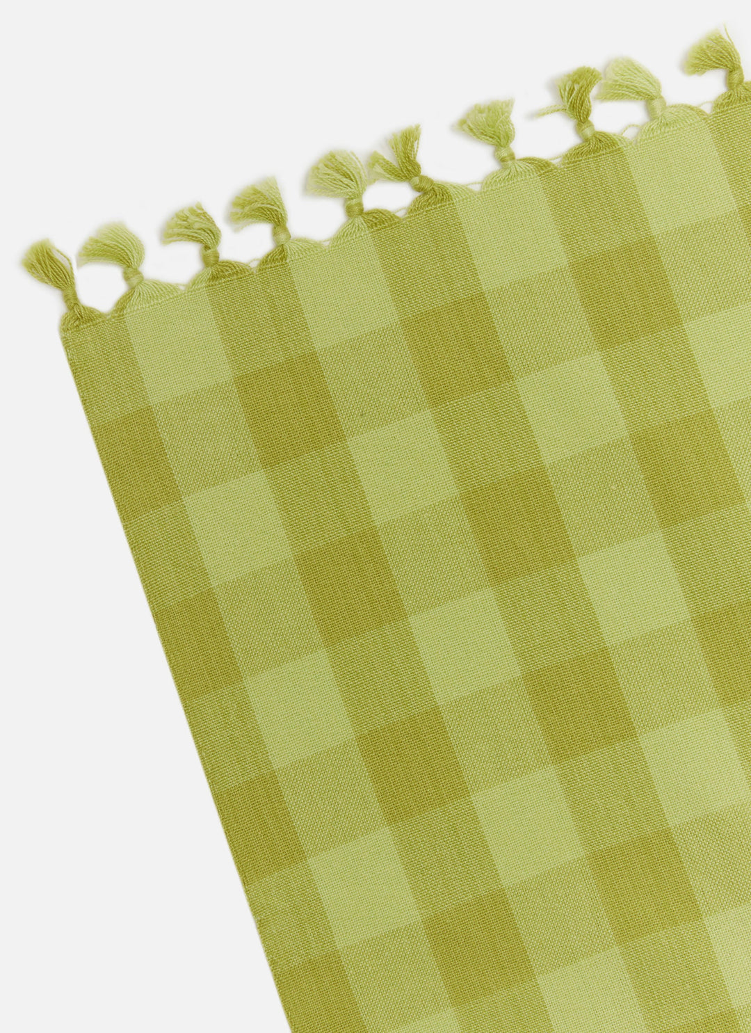 GINGHAM - Citron Tablecloth Heather Taylor Home Large GINGHAM - Citron Tablecloth Bonjour Fete - Party Supplies