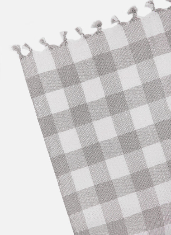 GINGHAM - Dove Tablecloth Heather Taylor Home variable GINGHAM - Dove Tablecloth Bonjour Fete - Party Supplies