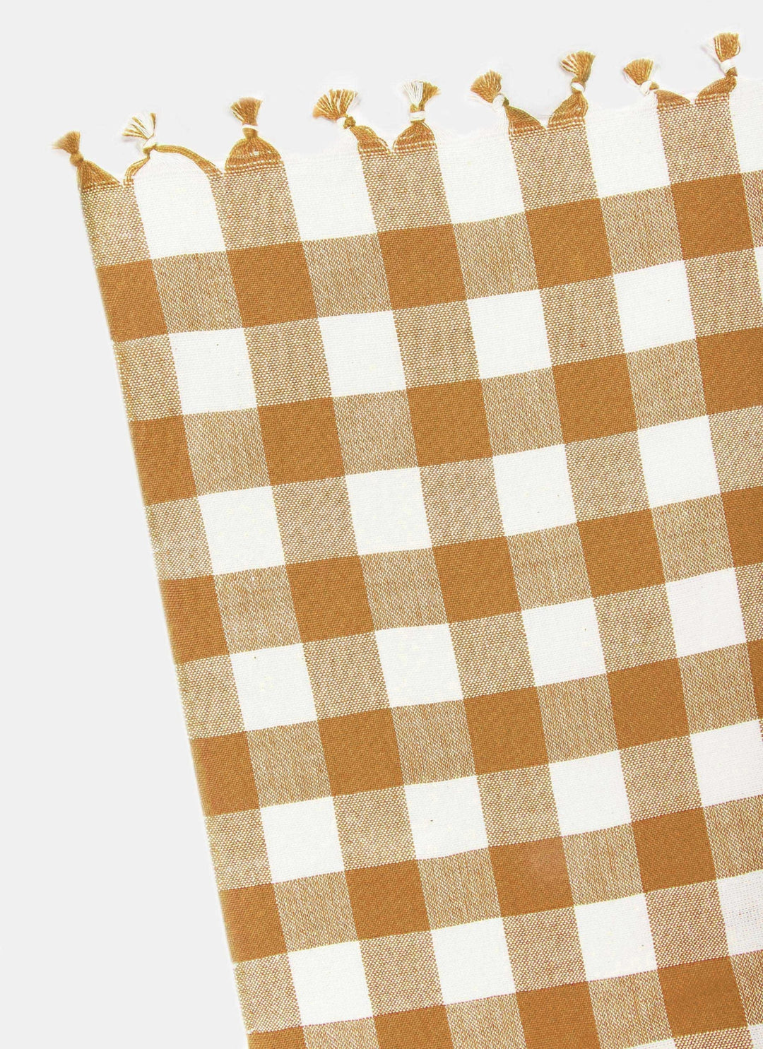 GINGHAM - Goldenrod Tablecloth Heather Taylor Home GINGHAM - Goldenrod Tablecloth Bonjour Fete - Party Supplies