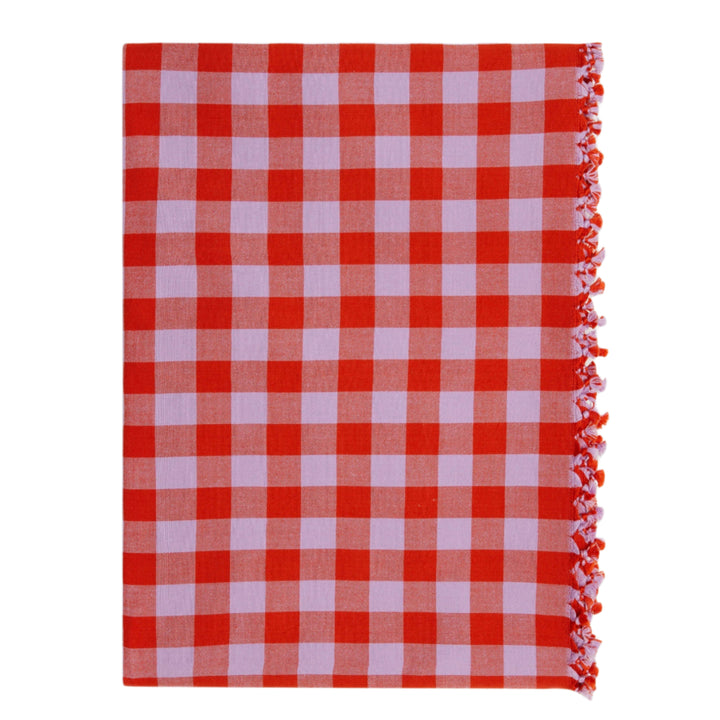 GINGHAM - Poppy Tablecloth Heather Taylor Home GINGHAM - Poppy Tablecloth Bonjour Fete - Party Supplies