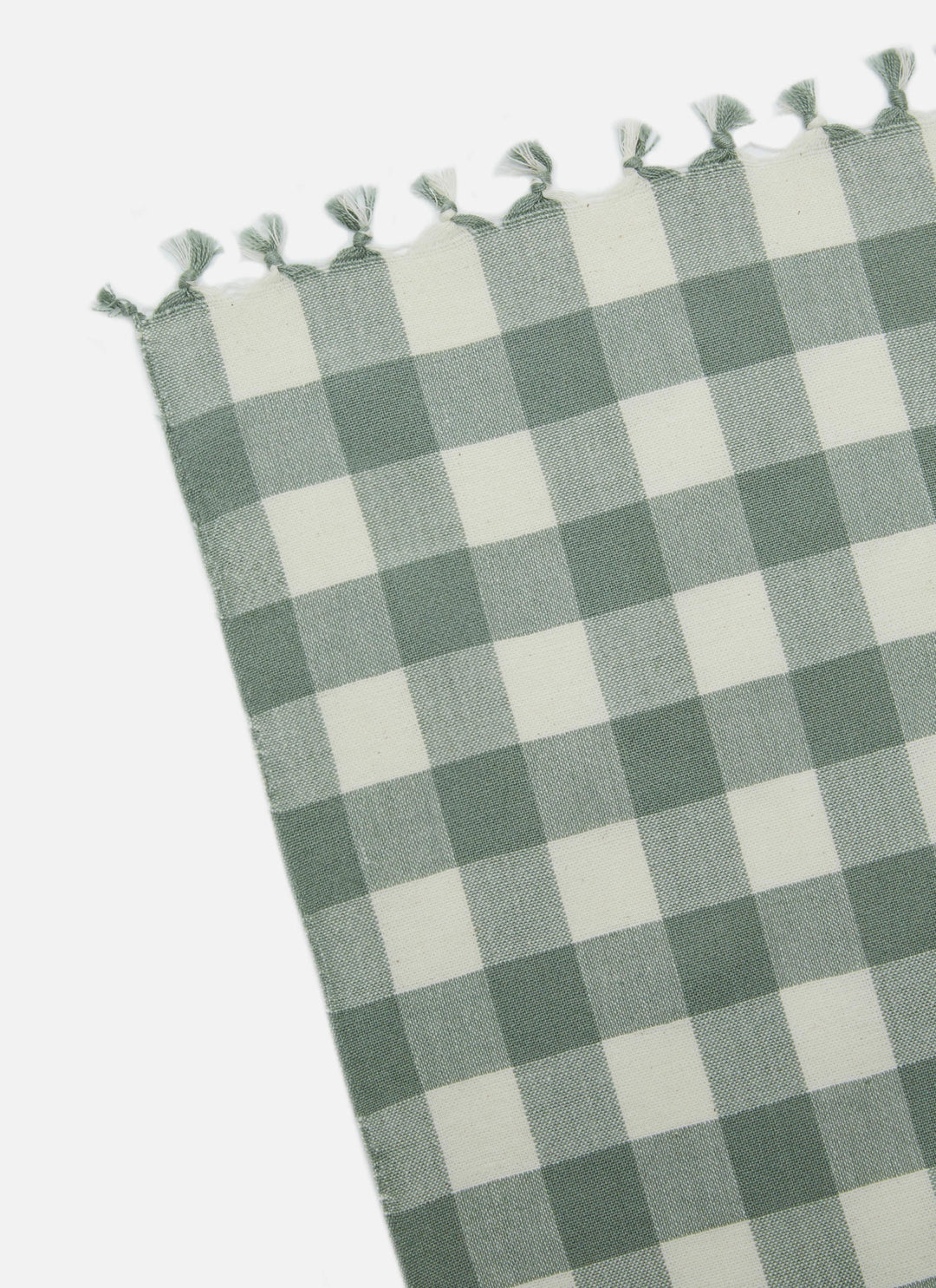 GINGHAM - Sage Tablecloth Heather Taylor Home Large GINGHAM - Sage Tablecloth Bonjour Fete - Party Supplies
