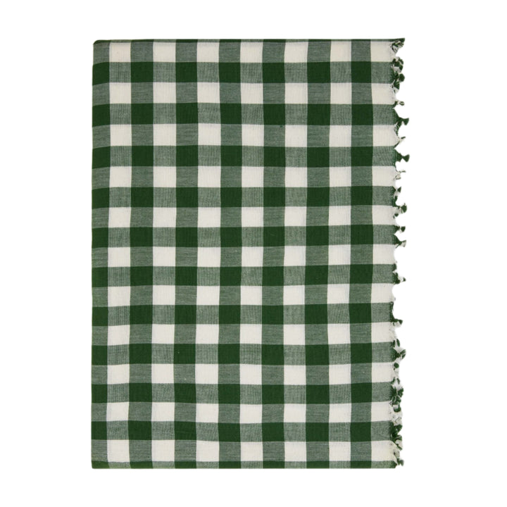 GINGHAM - Hunter Tablecloth Heather Taylor Home variable Small GINGHAM - Hunter Tablecloth Bonjour Fete - Party Supplies