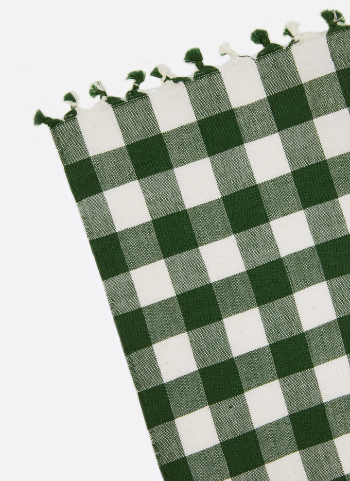 GINGHAM - Hunter Tablecloth Heather Taylor Home variable GINGHAM - Hunter Tablecloth Bonjour Fete - Party Supplies