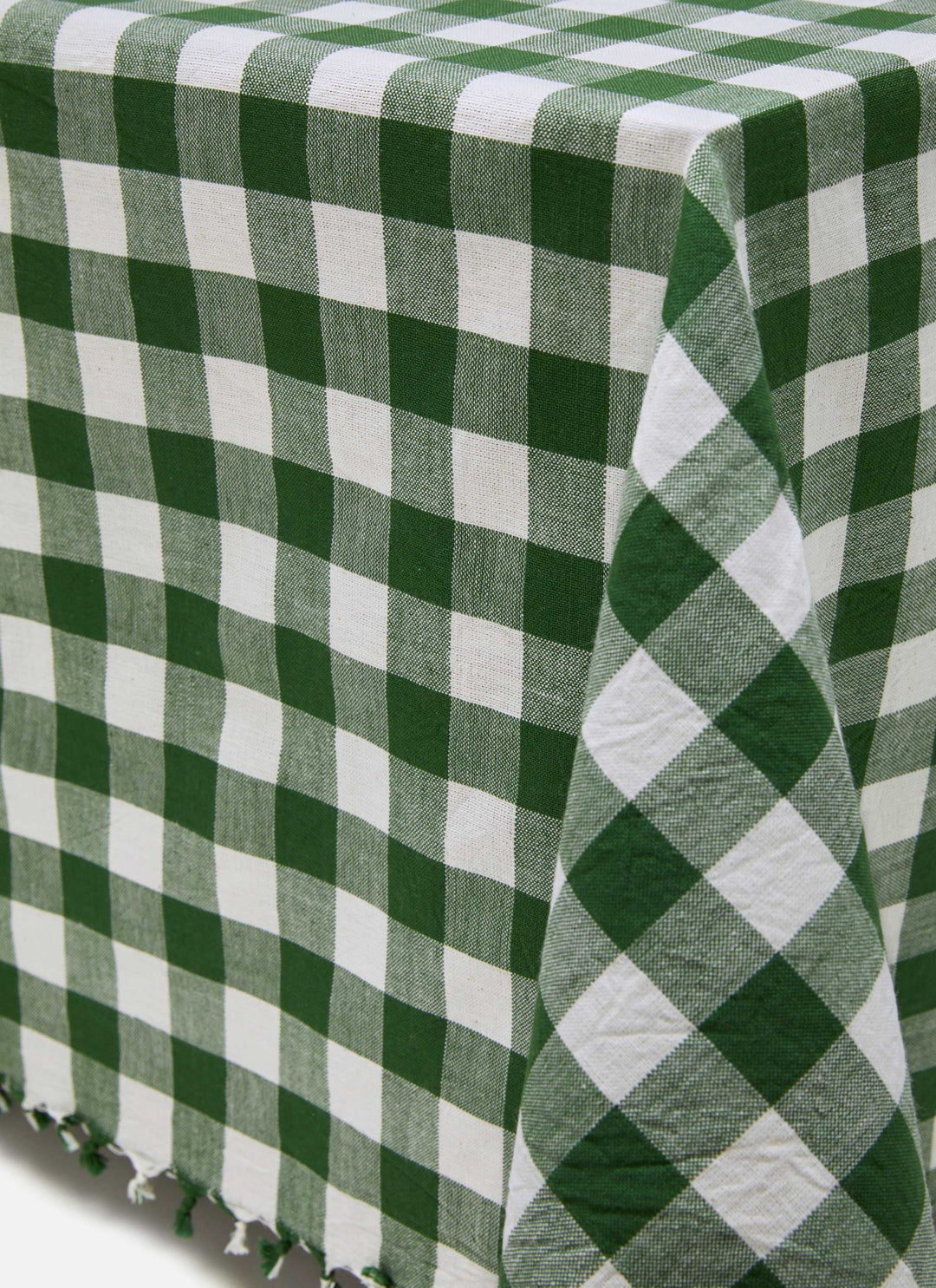 GINGHAM - Hunter Tablecloth Heather Taylor Home variable GINGHAM - Hunter Tablecloth Bonjour Fete - Party Supplies