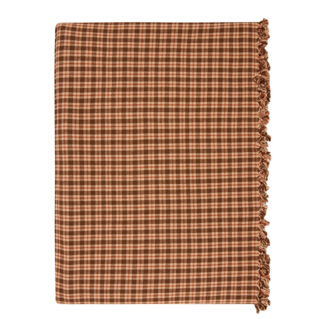 HUDSON PLAID - Sienna Tablecloth Heather Taylor Home variable Large HUDSON PLAID - Sienna Tablecloth Bonjour Fete - Party Supplies