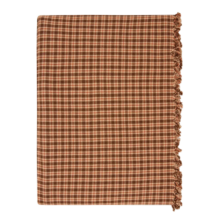 HUDSON PLAID - Sienna Tablecloth Heather Taylor Home variable Large HUDSON PLAID - Sienna Tablecloth Bonjour Fete - Party Supplies