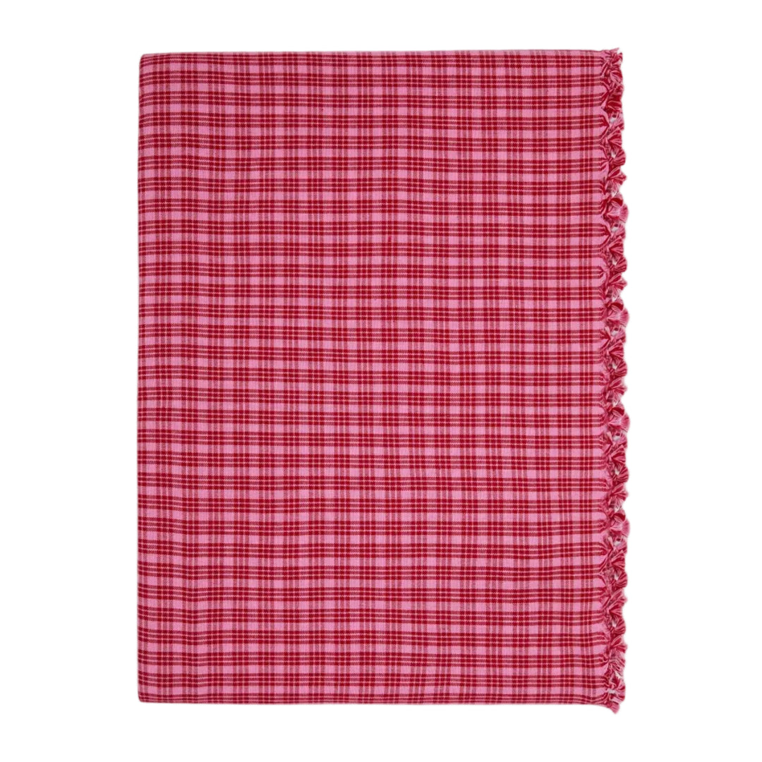 KATHERINE PLAID - Valentine Tablecloth Heather Taylor Home variable KATHERINE PLAID - Valentine Tablecloth Bonjour Fete - Party Supplies