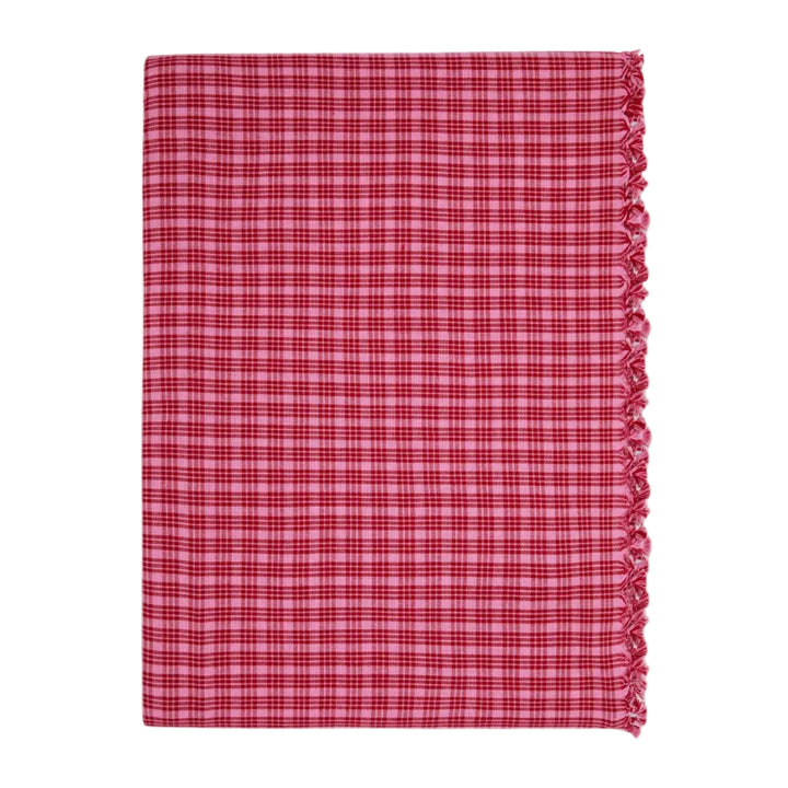 KATHERINE PLAID - Valentine Tablecloth Heather Taylor Home variable KATHERINE PLAID - Valentine Tablecloth Bonjour Fete - Party Supplies