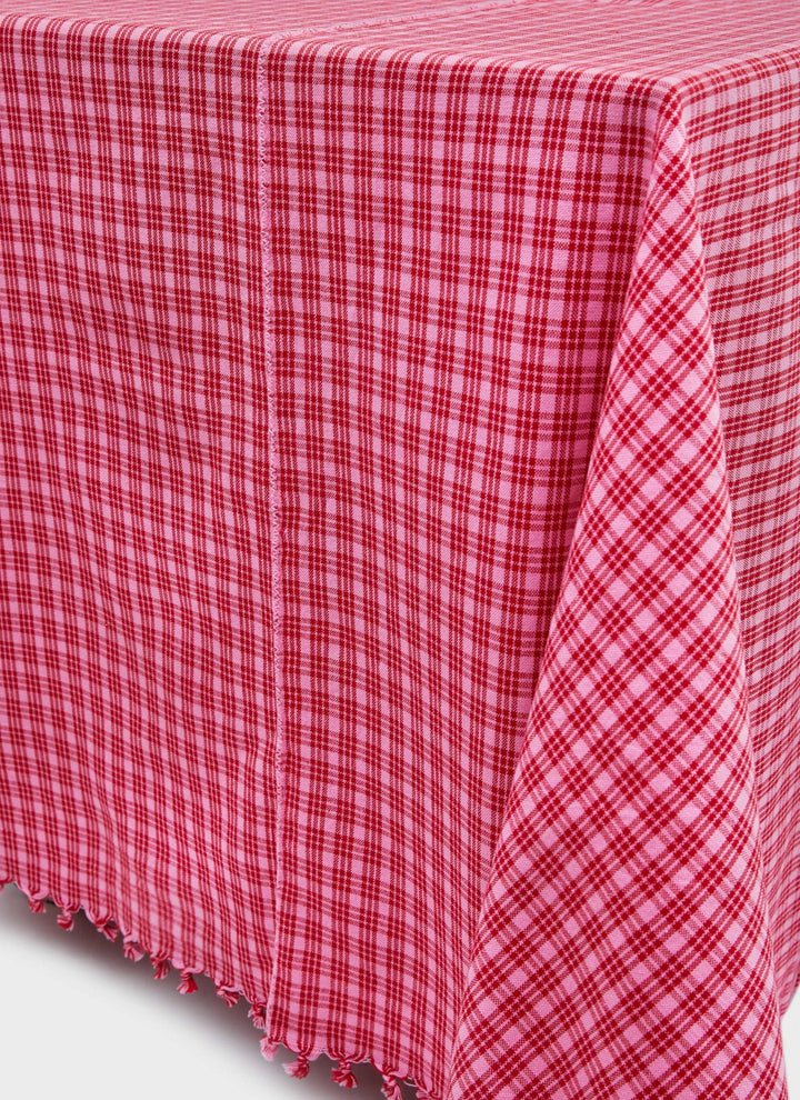 KATHERINE PLAID - Valentine Tablecloth Heather Taylor Home variable KATHERINE PLAID - Valentine Tablecloth Bonjour Fete - Party Supplies
