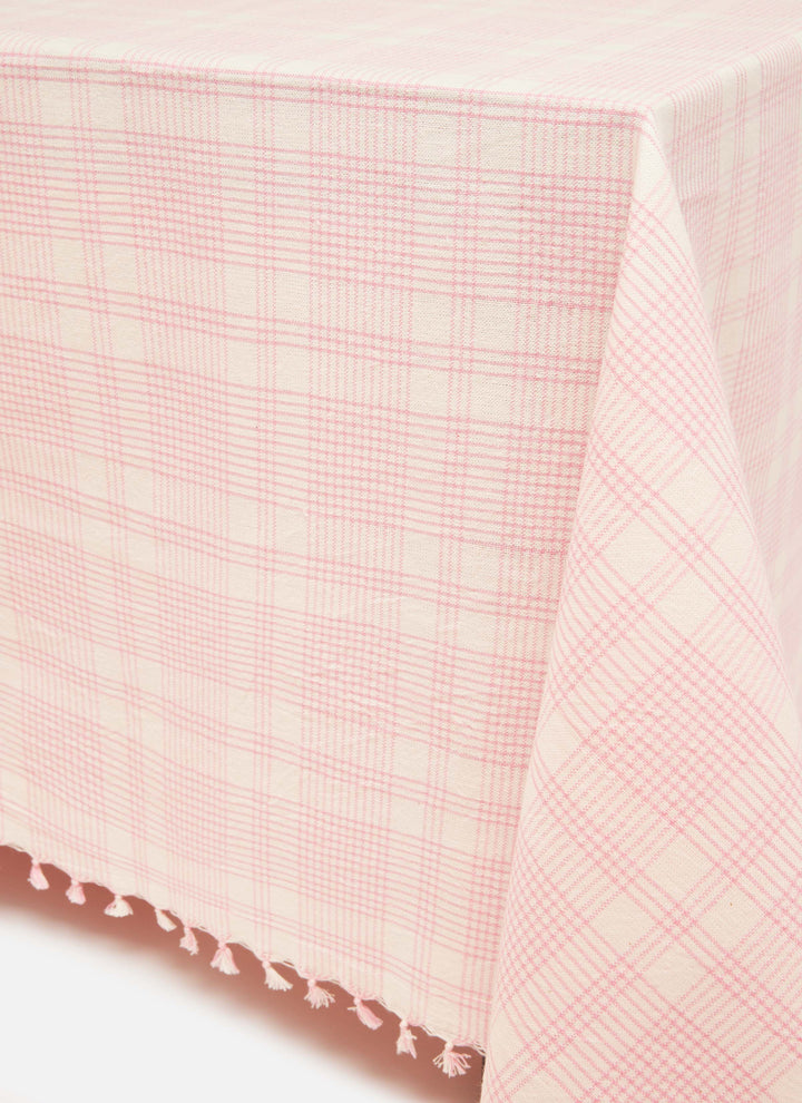 MARIANNE PLAID - Peony Tablecloth Heather Taylor Home MARIANNE PLAID - Peony Tablecloth Bonjour Fete - Party Supplies