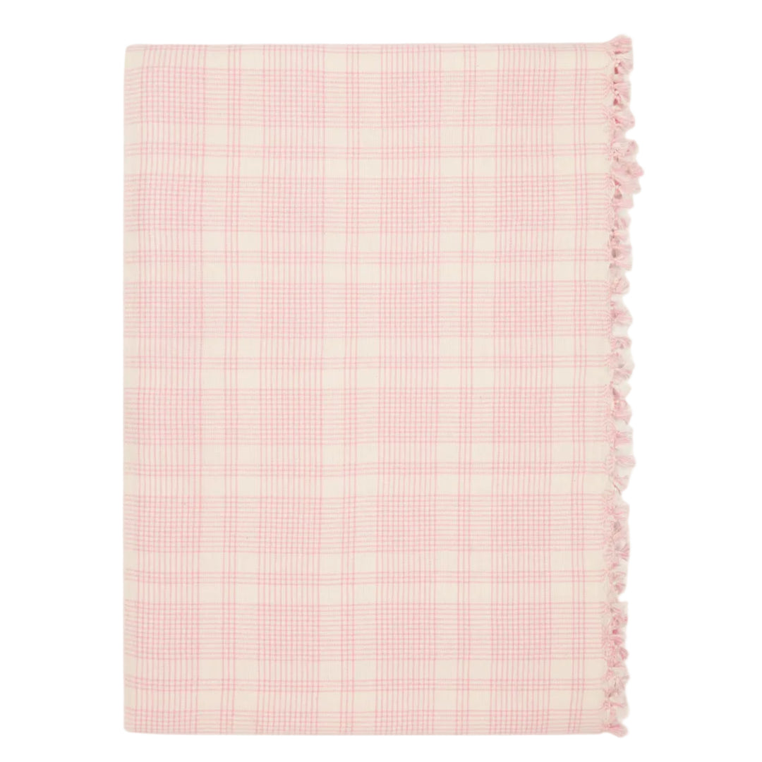 MARIANNE PLAID - Peony Tablecloth Heather Taylor Home MARIANNE PLAID - Peony Tablecloth Bonjour Fete - Party Supplies