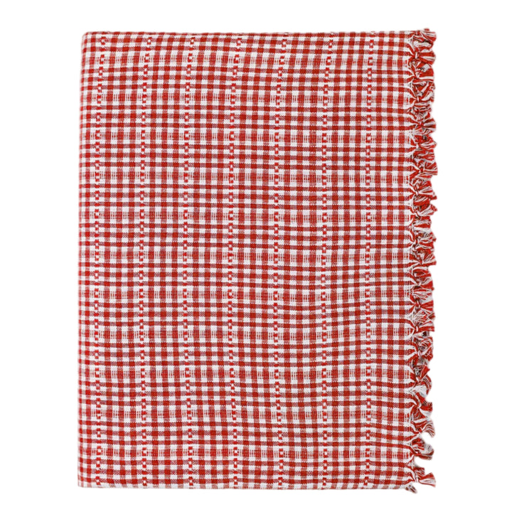 SOHO - Red Tablecloth Heather Taylor Home Small SOHO - Red Tablecloth Bonjour Fete - Party Supplies