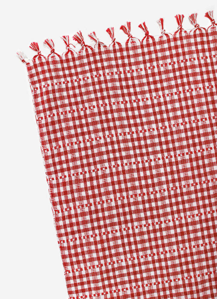 SOHO - Red Tablecloth Heather Taylor Home SOHO - Red Tablecloth Bonjour Fete - Party Supplies