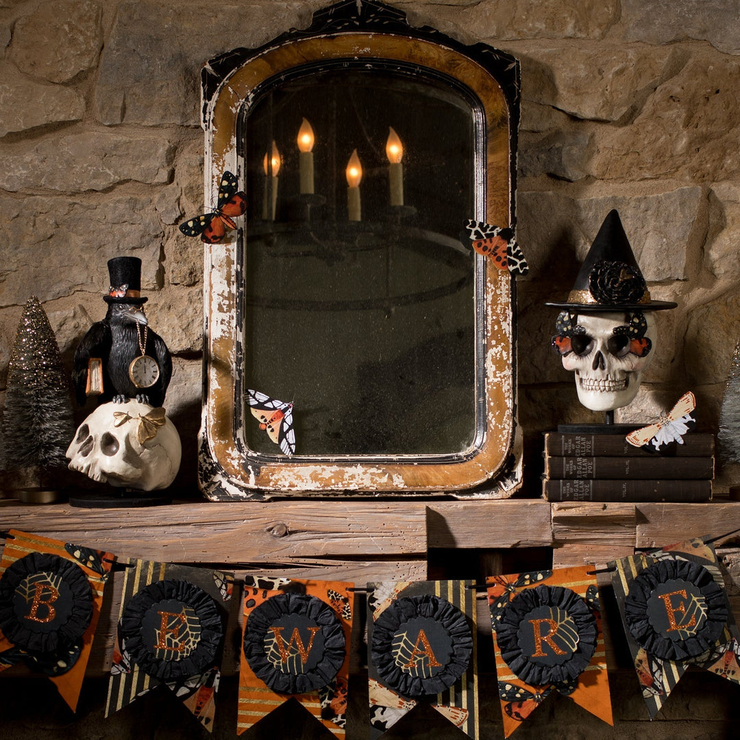 Moth Skull Bethany Lowe Designs, Inc. Moth Skull Bonjour Fete - Party Supplies