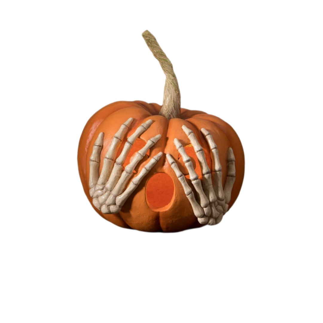 Peek-a-Boo Pumpkin Orange Bethany Lowe Designs, Inc. Peek-a-Boo Pumpkin Orange Bonjour Fete - Party Supplies
