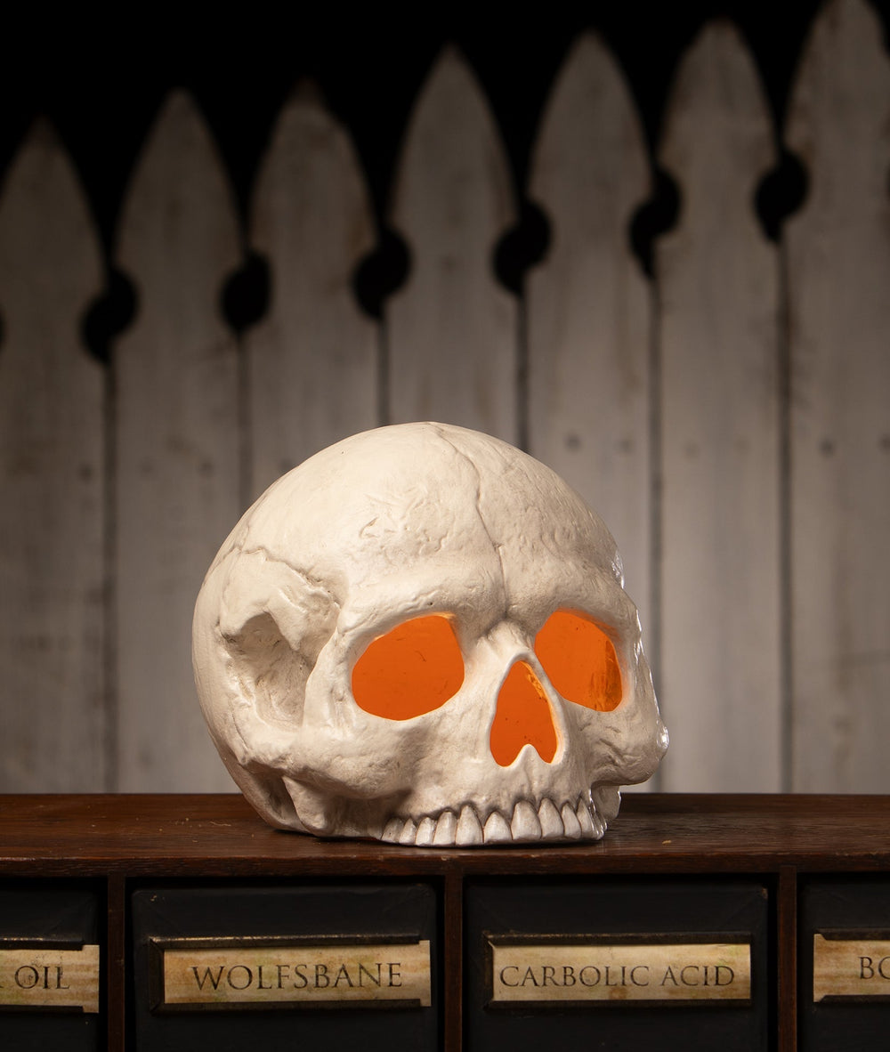 BETHANY LOWE SKULL VOTIVE Bethany Lowe Designs, Inc. BETHANY LOWE SKULL VOTIVE Bonjour Fete - Party Supplies