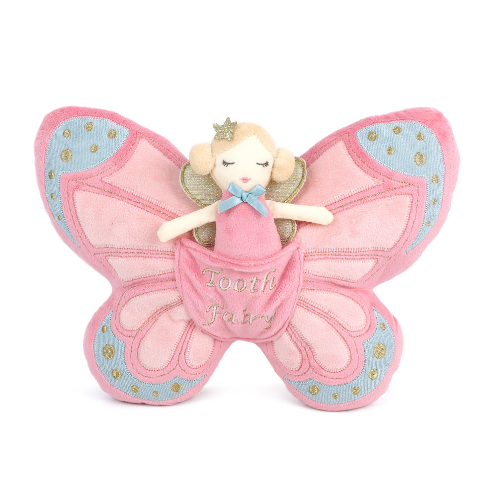 Butterfly Tooth Fairy Pillow and Doll Set by Mon Ami