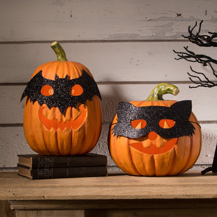 Bat Masquerade Pumpkin Bethany Lowe Designs, Inc. Bat Masquerade Pumpkin Bonjour Fete - Party Supplies